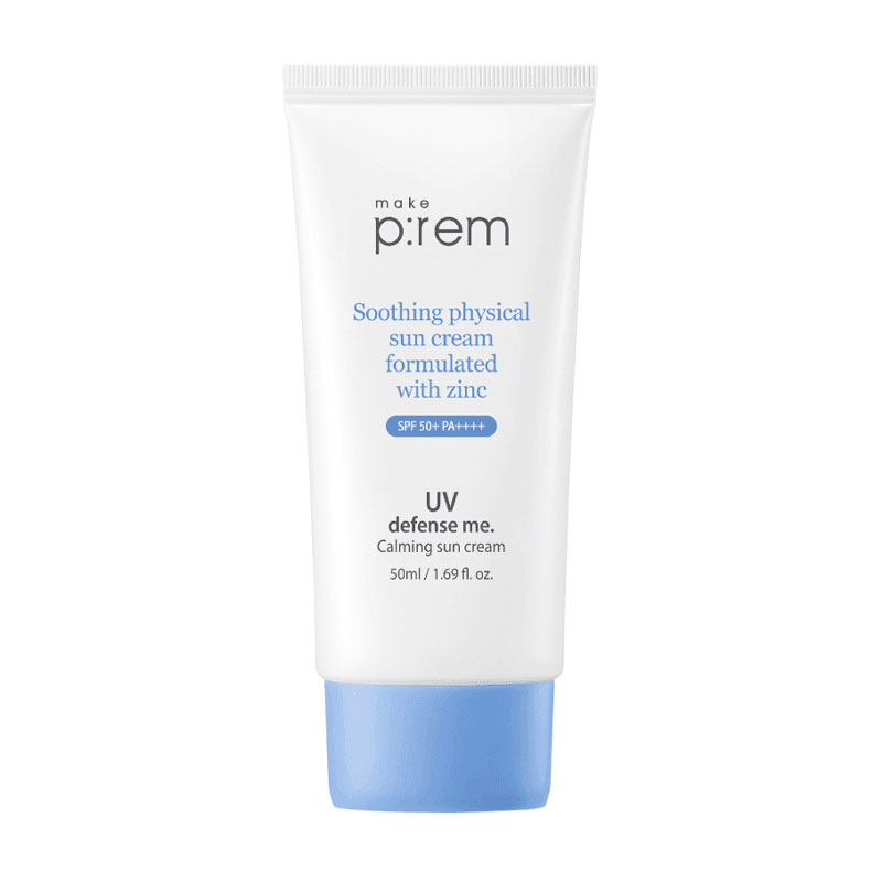 Заспокійливий сонцезахисний крем для обличчя Make P:rem Soothing Physical Sun Cream SPF 50+, 50 мл
